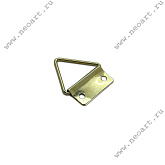 HH084.50  Треугольная подвеска ширина  24 мм, 2 отв., цвет-латунь, 50 шт.
