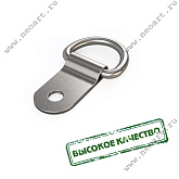 HH0922.QF D-кольцо под 1 шуруп 9х22мм (цвет-никель), 100 шт.