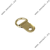 HH318B D-кольцо узкое, 11х23мм, цвет латунь, упак. 1 кг. (ок. 700 шт.)