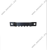 HH34.100 Зубчатая подвеска для шурупов, с 2 отв. (цвет-черный), 100 шт.