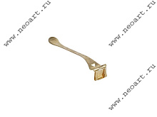 KS11G-G.1 Подставка для рам Kiasu, регулируемая, 138мм, цвет латунь, 1 шт.