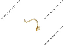 LS01-G.1 Ножка-подставка для рам, с креплением, 82мм, (цвет-латунь), 1 шт.