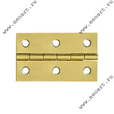 PV03050.1 Петля внутренняя 30x50х1,0, цвет золото, 1 шт