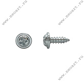 SH3010SHC05 Шуруп с широкой шляпкой 3,0х10 мм, цвет цинк, 1 упак 0,5 кг