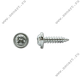 SH3012CLC Шуруп с цилиндрической головкой 3х12мм, (цвет-цинк) 1 упак.