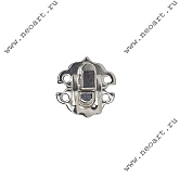 ZMS03028N.1 Замок 30x28 c пружинной защелкой, никель, 1 шт