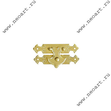 ZMG02046.1 Замок 20*46 (под гвозди), цвет золото, 1 шт