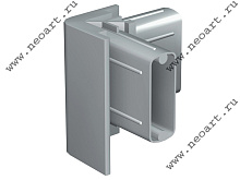 ATQ9.4108 Угловой соединитель Рельс "Клик" серый