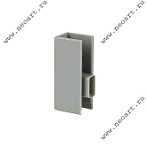 ATQ9.4121 Заглушка торцевая Рельс "Клик" усиленный серая