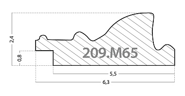 209.M65.013   Багет пластик