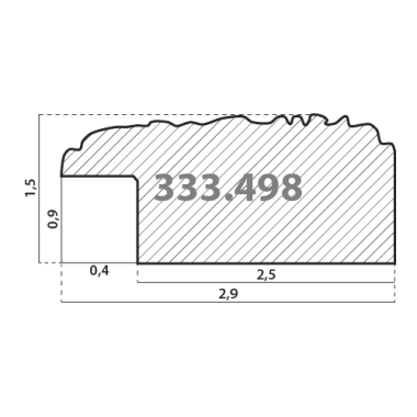 333.498.055 Деревянный багет