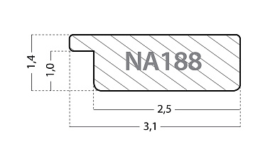 NA188.0.381 Деревянный багет