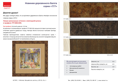 777.800.153 Деревянный багет