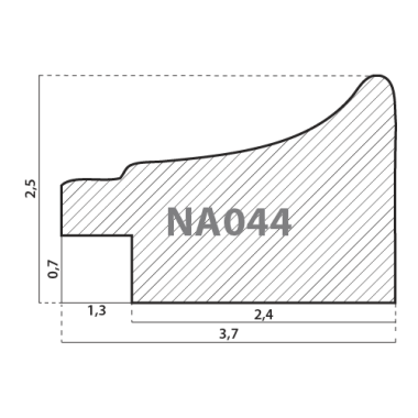 NA044.0.101 Деревянный багет (НОВЫЙ ДИЗАЙН)