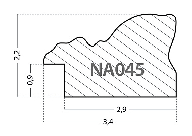 NA045.1.143 Деревянный багет (НОВЫЙ ДИЗАЙН)
