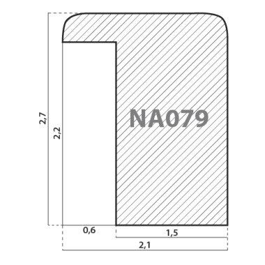 NA079.0.177 Деревянный багет (НОВЫЙ ДИЗАЙН)