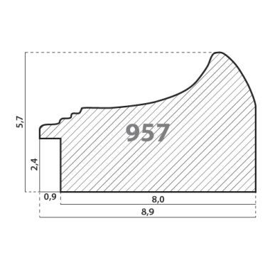 957\147 Деревянный багет