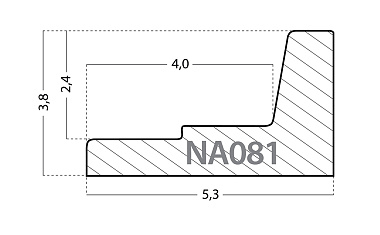 NA081.0.301 Деревянный багет (Кэнвэс)