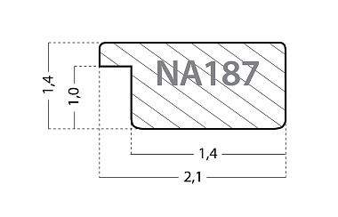 NA187.0.381 Деревянный багет