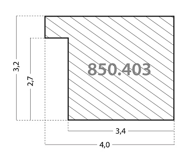 850.403.022 Деревянный багет (4032F.22.OP.QD)