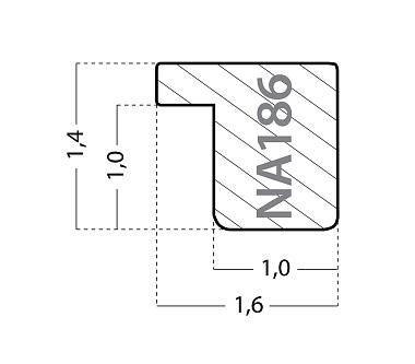 NA186.0.177 Деревянный багет