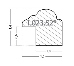 1.023.521 Деревянный багет