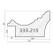 333.215.450 Деревянный багет