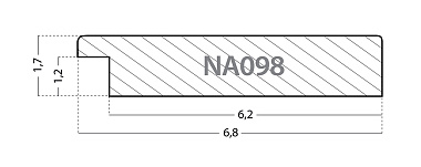 NA098.0.074 Деревянный багет