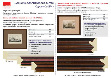 391.M34.730   Багет пластик