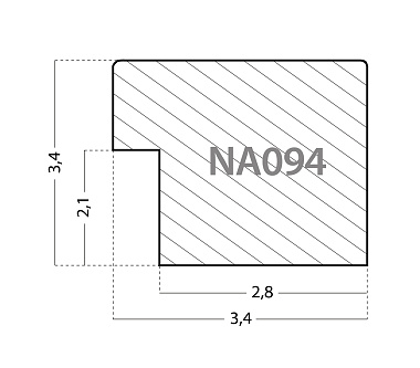 NA094.0.074 Деревянный багет