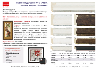 600.038.987 Деревянный багет (201038.6987.QD)