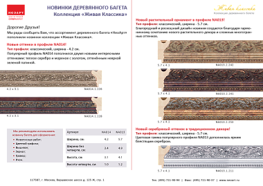 NA013.2.242 Деревянный багет (НОВЫЙ ДИЗАЙН)