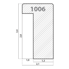 1006\84 Деревянный багет