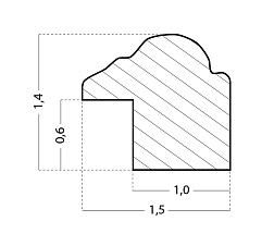 1.023.034 Деревянный багет