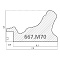 667.M70.330   Багет пластик