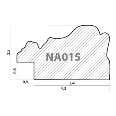 NA015.1.041 Деревянный багет